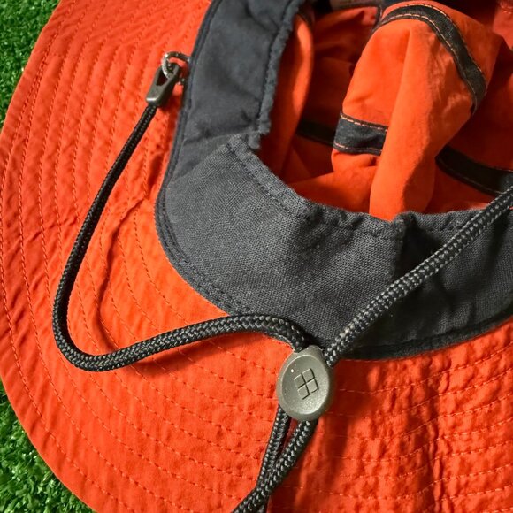 Montbell O.D. Bucket Hat M Red Brick Gorpcore Hiking Outdoor Sun Cap w/Strap main image 6